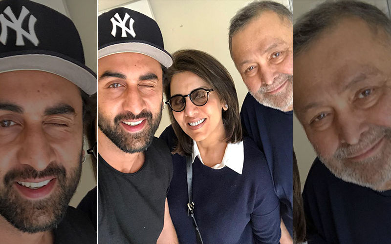 Ranbir Kapoor Joins Back Rishi-Neetu In New York; Makes Mum Happy With A Wink Selfie!
