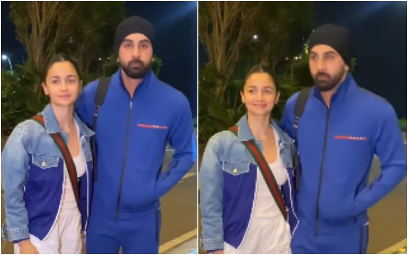 Ranbir Kapoor-Alia Bhatt Get Spotted At The Airport After The Lipstick Controversy; Netizens Say, ‘They Both Look Upset’- WATCH