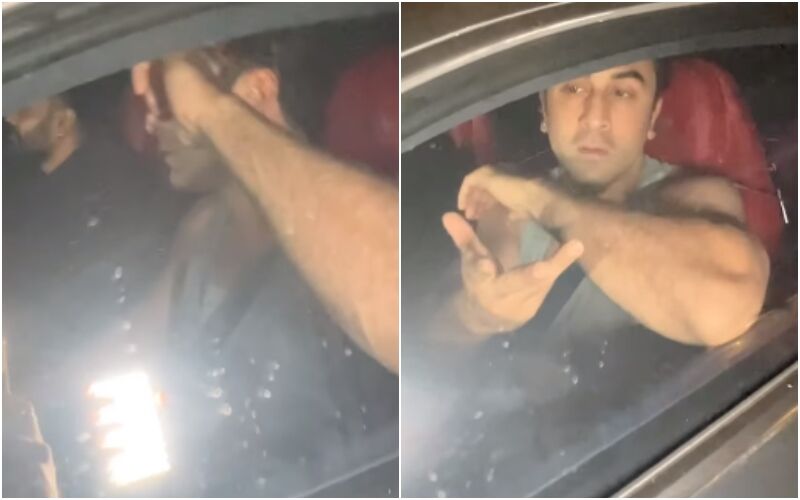 Ranbir Kapoor Gets Irritated As Paparazzi Mob His New Car During A Recent Outing; Netizens REACT As Video Goes Viral- WATCH