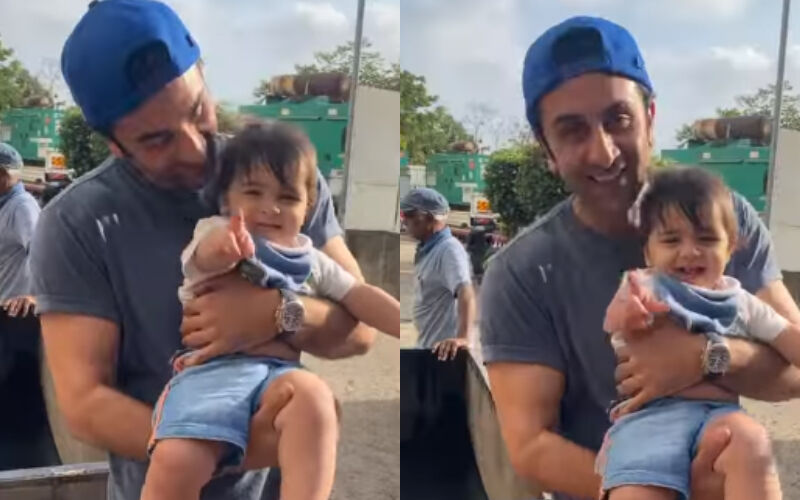 VIRAL! Ranbir Kapoor Kisses And Plays With A Little Baby In THIS CUTE VIDEO; Fan Says, ‘Aww, He Will Be A Loving Father’