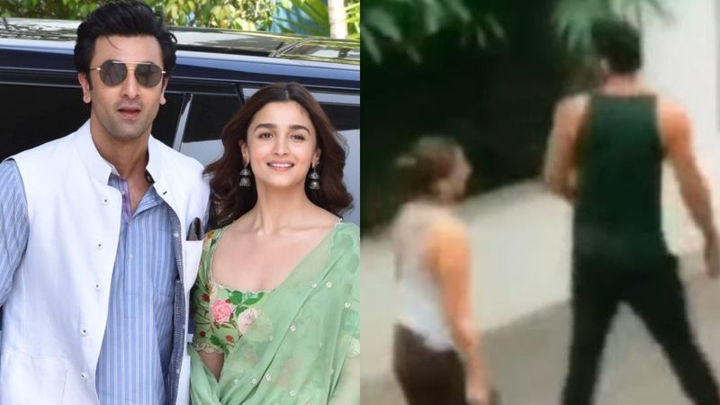 Ranbir Kapoor, Alia Bhatt Move-In Together? Couple Spotted Walking Their Pet Amid Coronavirus Lockdown –VIDEO