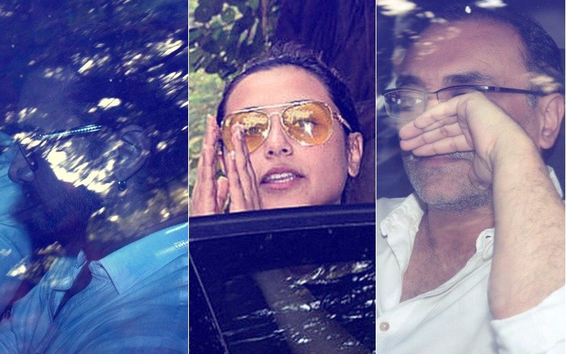 Aamir Khan, Ranveer Singh & Aditya Chopra At Rani Mukerji’s Father’s Funeral