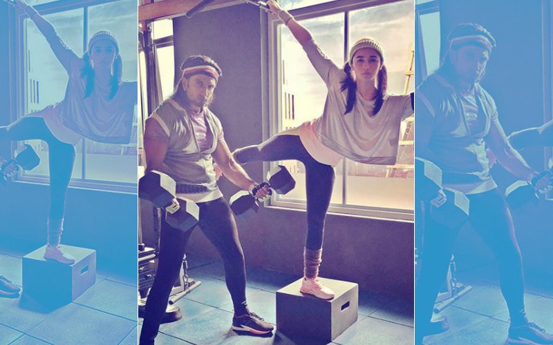 Ranveer Singh & Alia Bhatt Sweat It Out In The Gym