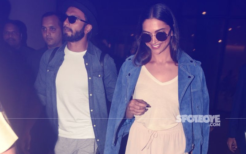 Ranveer & Deepika Return From Their RENDEZVOUS On Foreign Shores