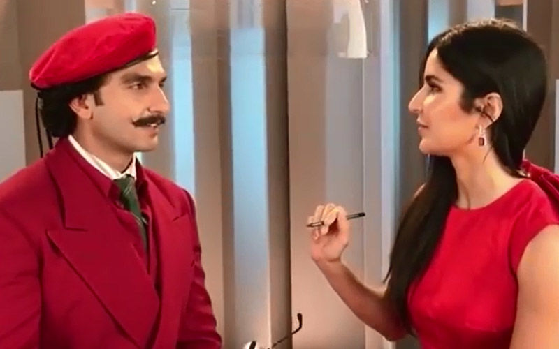 Ranveer Singh’s ‘Unprecedented Level Of Hotness’ Is Now Achieved, Thanks To Katrina Kaif – Watch This Hilarious Video