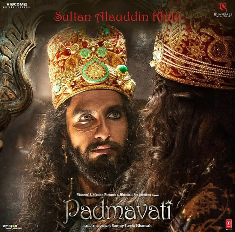 ranveer singh as alauddin khilji in padmavati