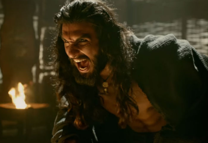 ranveer singh as alauddin khilji in padmavati