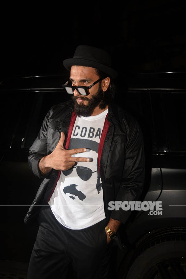 ranveer singh looks quirky at his bro arjuns birthday