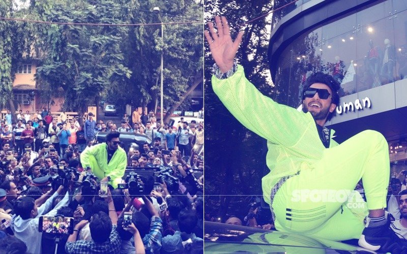 Padmavati Star Ranveer Singh’s CRAZY STUNT Causes Traffic Jam On Mumbai Streets