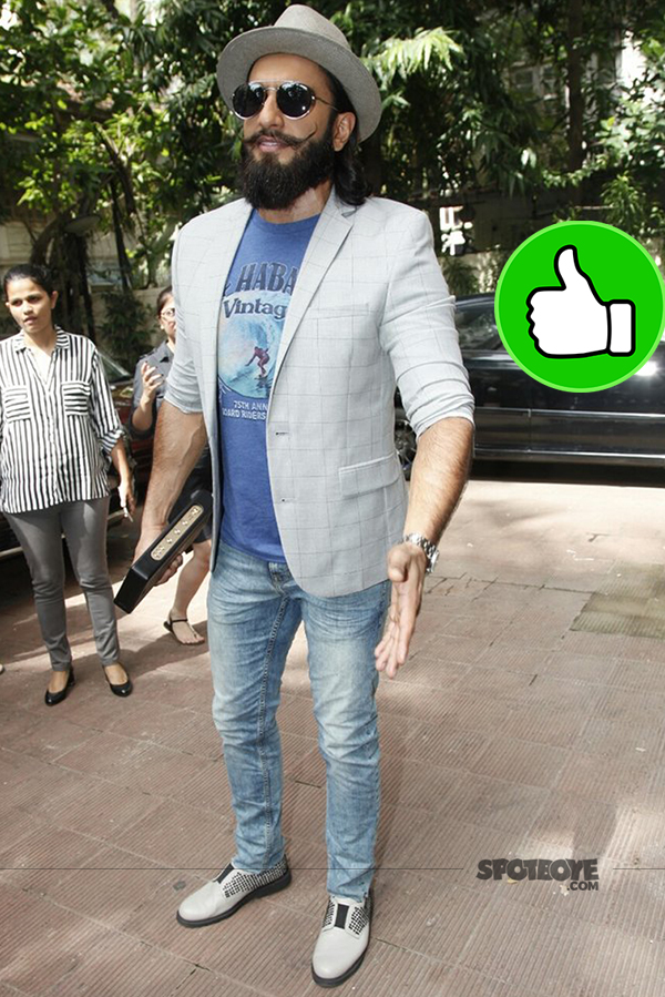 ranveer singh snapped post an event