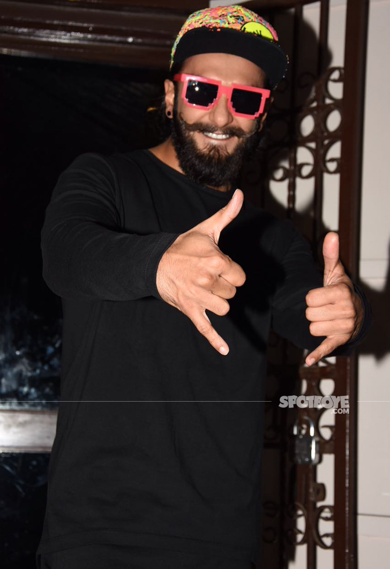 ranveer singh throws a bash at his bachelor pad