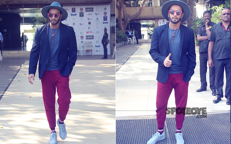 SPOTTED: Ranveer Singh At His Stylish Best