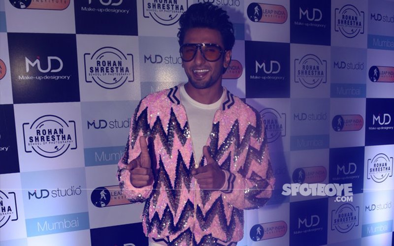 Ranveer Singh Makes Heads Turn With His Blingy Avatar