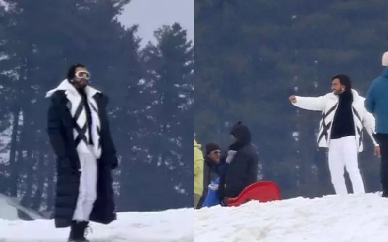 Ranveer Singh's UNSEEN PICS From The Sets Of ‘Rocky Aur Rani Ki Prem Kahani’ In Kashmir Goes Viral; Actor Shoots For A Romantic Song In Hills