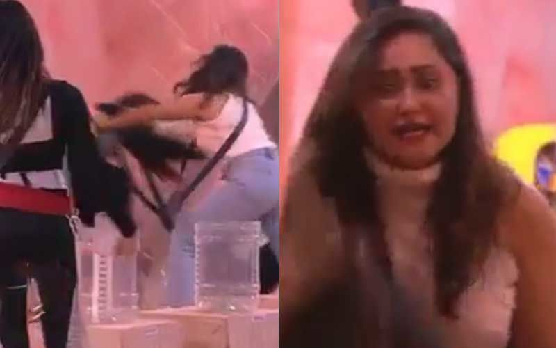 Bigg Boss 13: SHOCKING- Rashami Desai Plots And Pushes Mahira Sharma; Screams At Her For Hurting Arhaan Khan