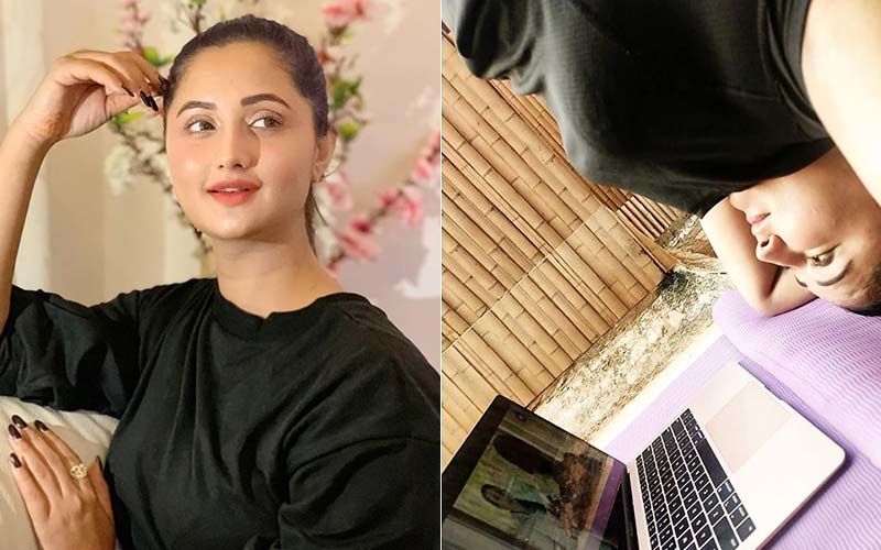 Bigg Boss 13’s Rashami Desai Is Hooked To THIS Web Show, Can’t Stop Watching It Even While Doing A Headstand