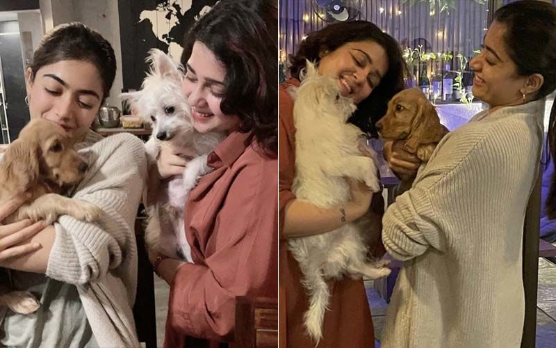 Rashmika Mandanna Flies To Mumbai With Her Furball Aura; The Adorable Pictures Will Make Your Day
