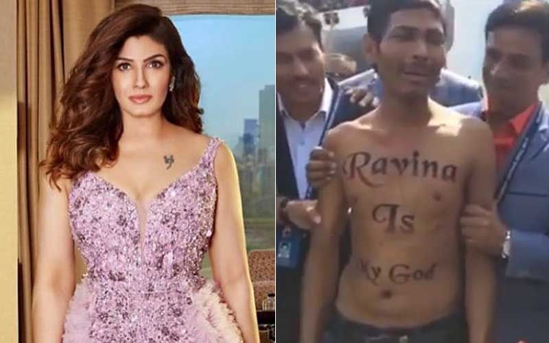 Throwback: When A Fan Stripped In Front Of Raveena Tandon To Express His Love For The Actress- VIDEO