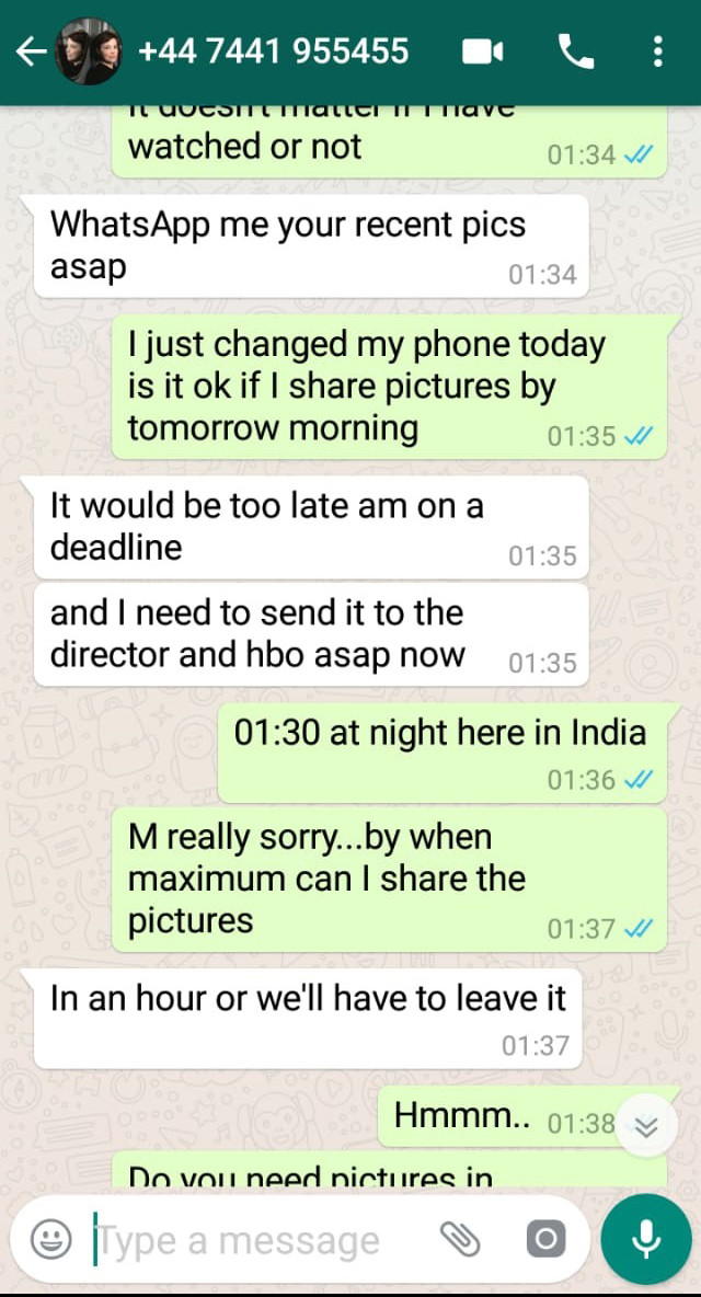 reena aggarwal whatsapp conversation 3