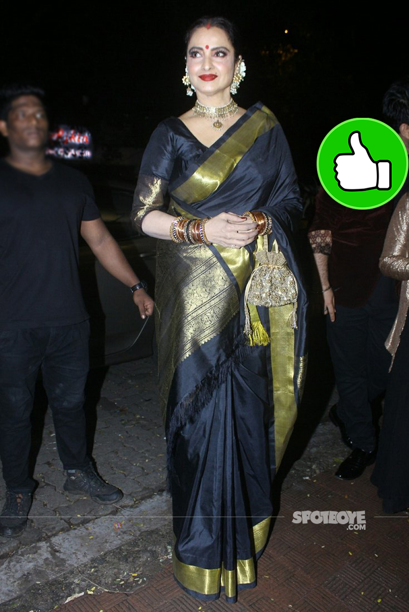 rekha at jitesh pillai birthday bash