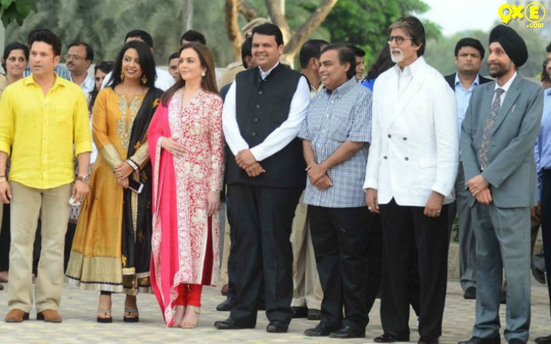 Big B, Ranbir And Sachin Tendulkar Attend Jio Garden Inauguration