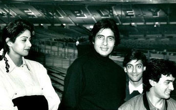 When Big B Took Sridevi, Salman-Aamir Khan For Their First Concert Ever- Nostalgic Moment Captured In Pic!