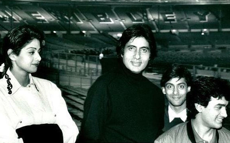 When Big B Took Sridevi, Salman-Aamir Khan For Their First Concert Ever- Nostalgic Moment Captured In Pic!