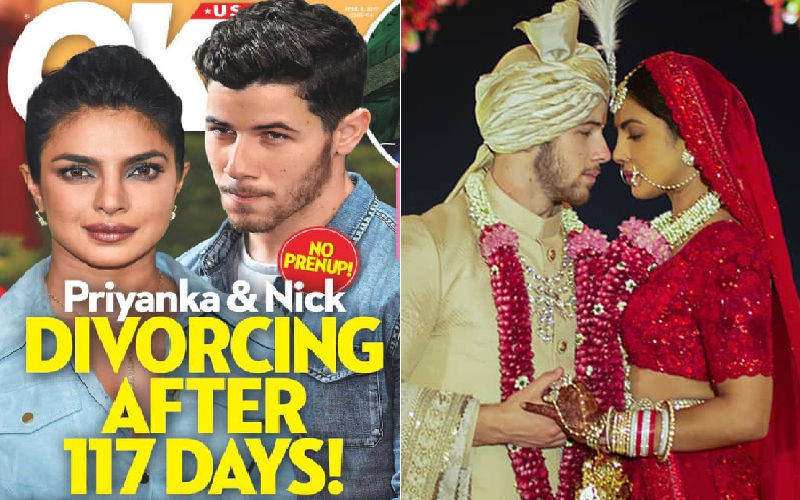 Priyanka Chopra And Nick Jonas Headed For Divorce, Reports OK! Actress' Rep Says, "Nonsense"