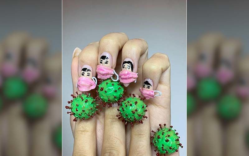 People Are Decorating Their Nails With COVID-19-Inspired Nail Art In Bizarre Trend, Check Pictures