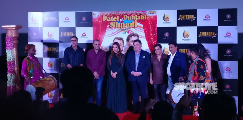 rishi kapoor at the trailer launch of patel ki punjabi shaadi