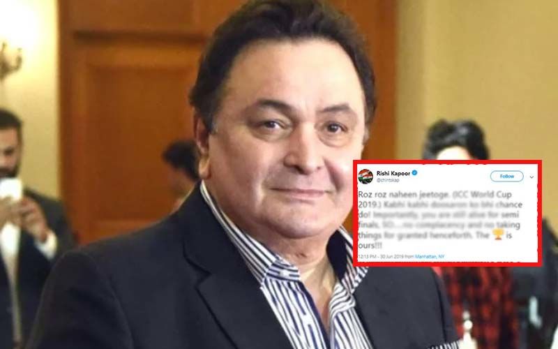 Rishi Kapoor Unfazed By India's Loss Against England; Tweets, "The World Cup Is Ours"