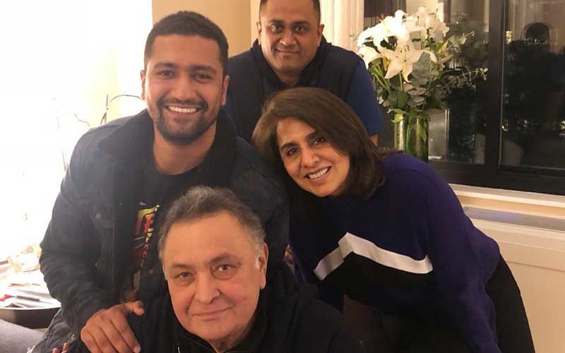 Amidst Birthday Celebrations In NYC, Vicky Kaushal Drops In To Meet Rishi-Neetu Kapoor