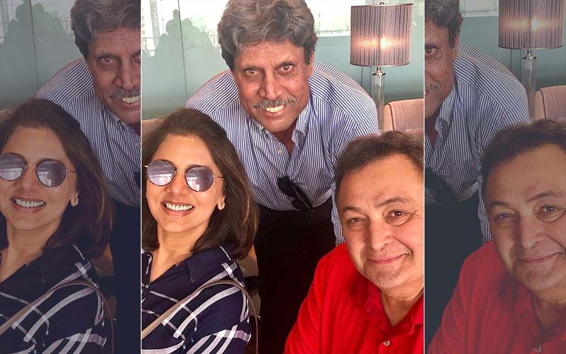 World Cup 2019: Neetu Kapoor Shares A 'Super Charged' Selfie With Rishi Kapoor And Kapil Dev