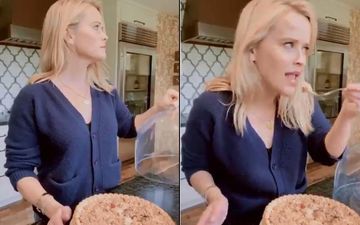 Thanksgiving 2020: Reese Witherspoon Shares Hilarious Video Of Her Sneakily Taking A Few Bites Of The Pie Before Dinner: ‘Nobody’s Gonna Know’- WATCH