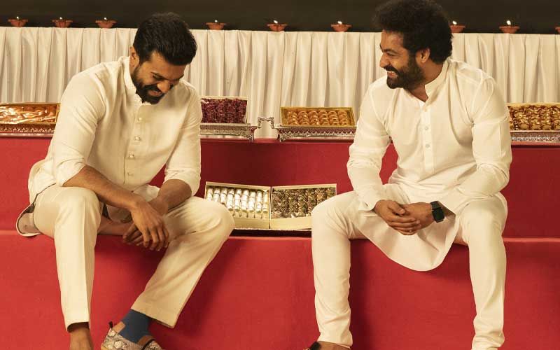 Diwali 2020: Team RRR Has A Delightful Wish For Fans; Makers Share Candid Pictures Of Jr NTR And Ram Charan On The Auspicious Occasion