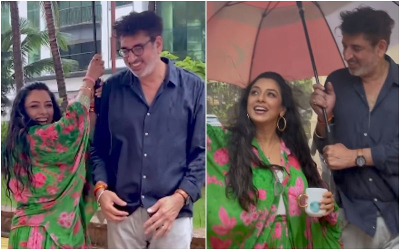 Rupali Ganguly Romances Hubby Ashwin Verma In The Rain; Says, ‘Finding Some Us Time In This Season Of Love’