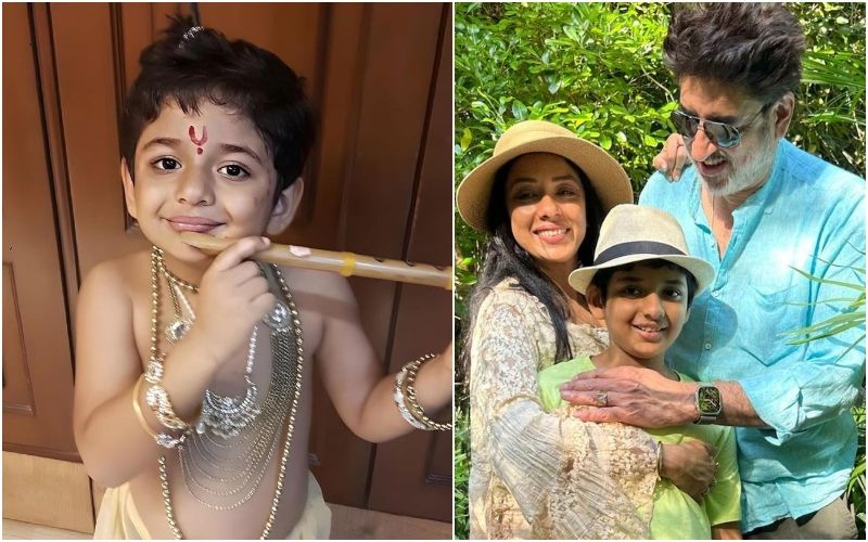 Anupamaa Fame Rupali Ganguly Shares Unseen Photos Of Son Rudransh On Janmashtami; Netizens Left In Awe Of His ‘Krishna’ Avatar