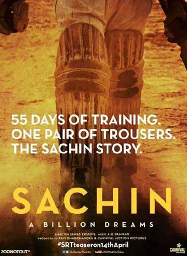 sachin tendulkar biopic sachin a million dreams poster