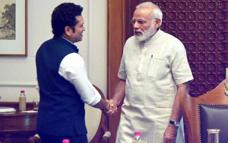 Sachin Tendulkar Meets Narendra Modi To Discuss His Biopic