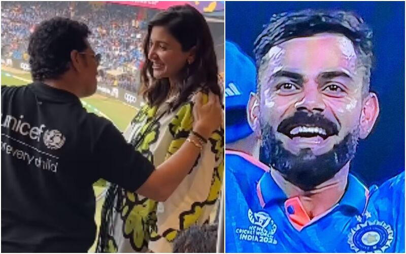Sachin Tendulkar Congratulates Anushka Sharma As Virat Kohli Breaks His Record, During The World Cup Semi-Final Match- Watch VIRAL Video