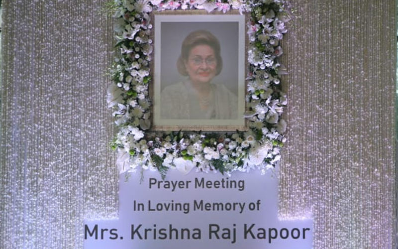 Krishna Raj Kapoor Prayer Meet LIVE Updates: Bollywood Celebs Pay Tribute To Raj Kapoor’s Wife