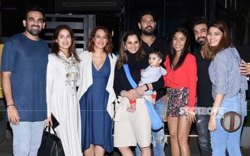 Yuvraj Singh-Hazel Keech, Zaheer Khan-Sagarika Ghatge And Sania Mirza Dine-Out At BKC - Pictures Galore!