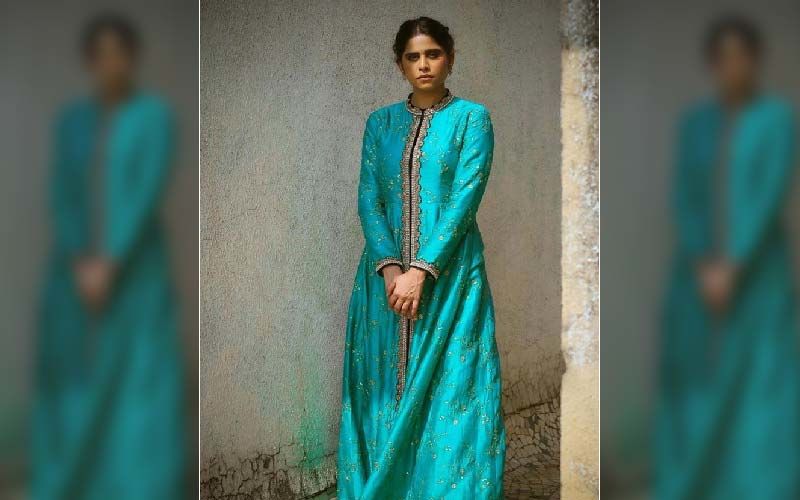 Sai Tamhankar Looks Tantalizingly Beautiful In An Ethnic Gown For 'Dhurala' Show In Qatar