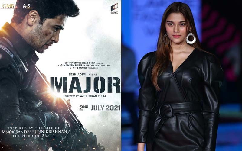 Major: Saiee Manjrekar Shares A Teaser Poster Of Her Upcoming Film Based On Late Major Sandeep Unnikrishnan