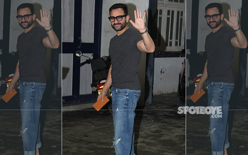 Saif Ali Khan Repeats His Pants On Two Consecutive Days, Proves He Is Just One Of Us