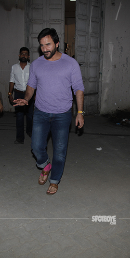 saif ali khan snapped at chefs promotion