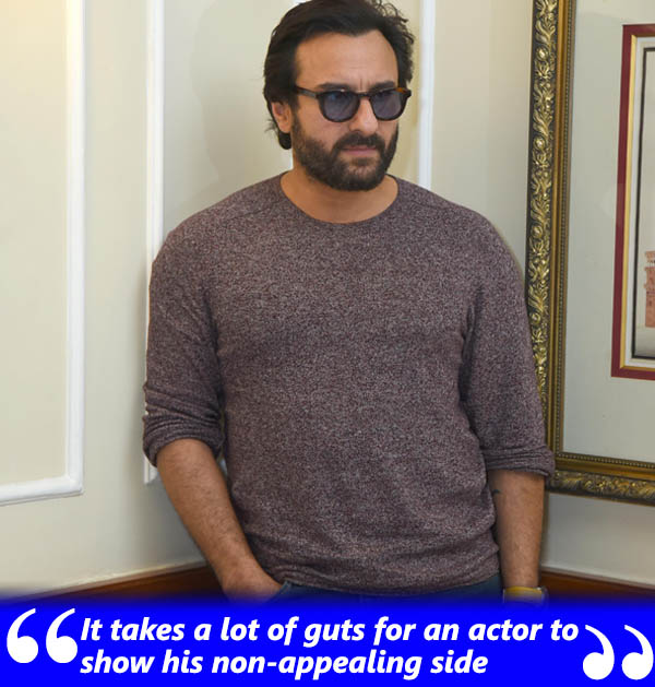 saif ali khan talks about the sternousness of being an actor