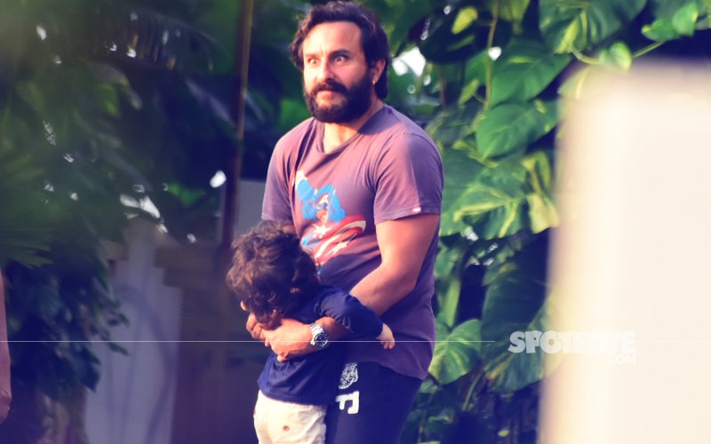 Weekend Pick: Taimur Jumps In Saif’s Arms- Catches Daddy By Surprise!
