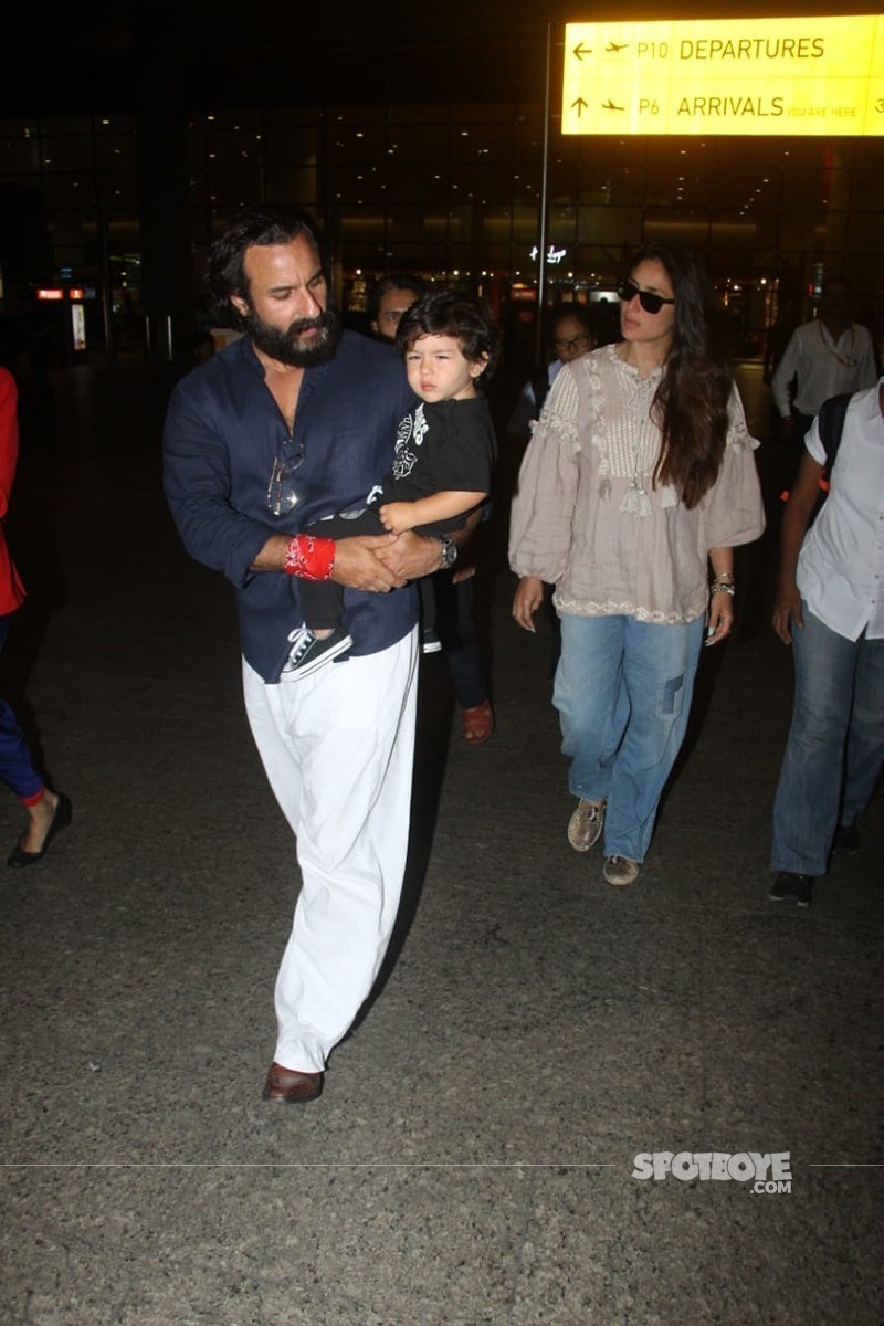 saif ali khan with kareena kapoor and taimur