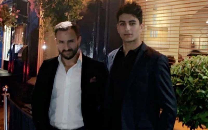 Ibrahim Ali Khan Poses With His ‘Old Man’ Saif Ali Khan; Fans Call The Pataudi Men ‘Patakaas’